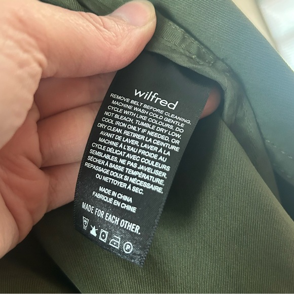 Wilfred Requiem Trench Coat Size XXS - Picture 8 of 11